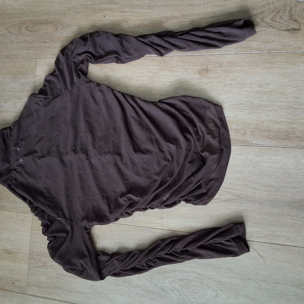 Brown Long Sleeve Top